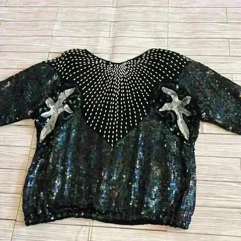 70’s 80’s Sequin Top - Picture 3 of 5